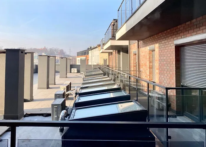 Centrum Poznanska - Bialy Lägenhet