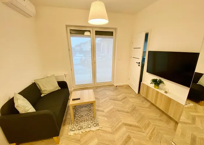 Centrum Poznanska - Bialy Lägenhet