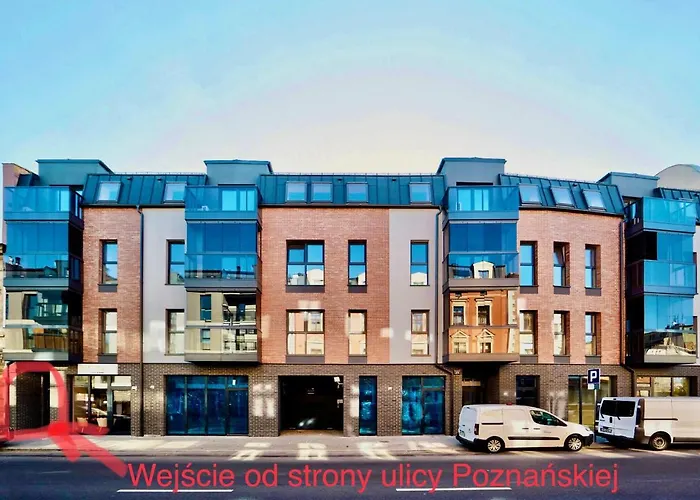 Centrum Poznanska - Bialy Lägenhet